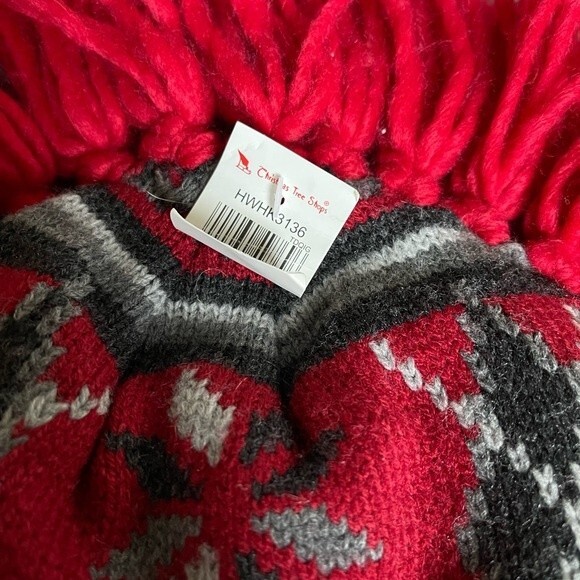 Mohawk Hat Knit Fun Winter Lined Fringe with Ear Flaps - Picture 4 of 4